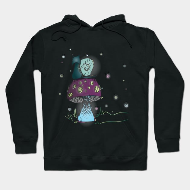 Magical Snail Hoodie by GoAti